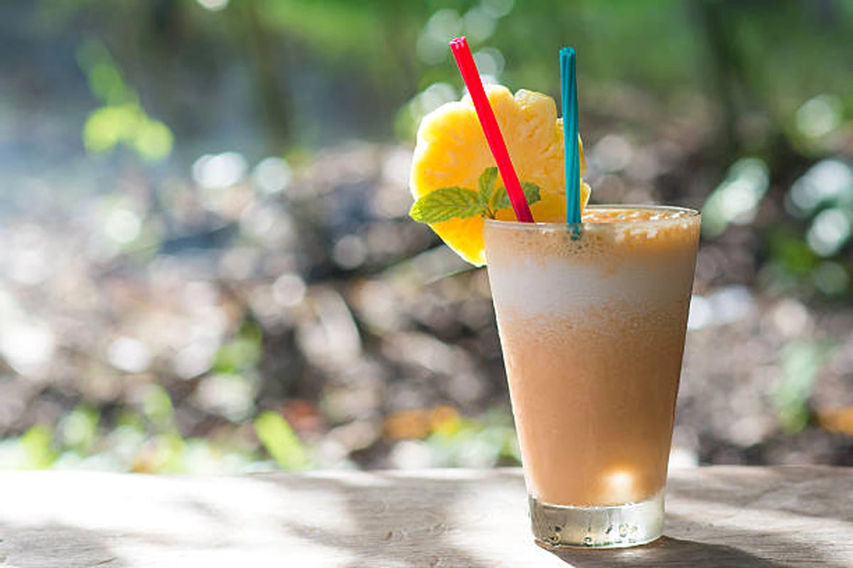 Guava & Pineapple Coconut Milk Tea